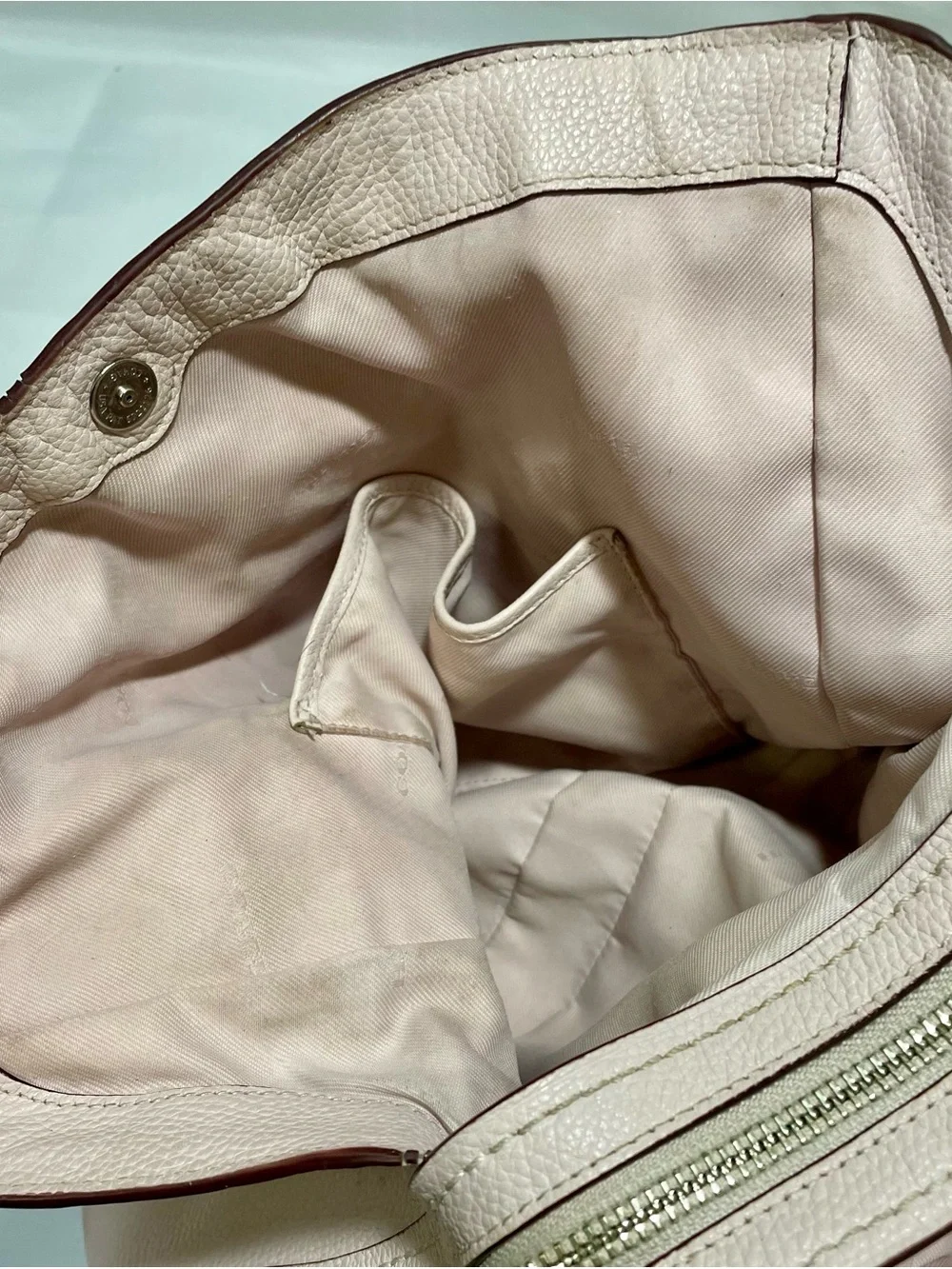 Coach Edie 31 Shoulder Bag with Scalloped Detail & Metal Hangtag
